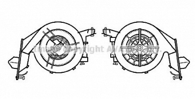 AVA QUALITY COOLING ms8660 -  Электродвигатель, вентиляция салона